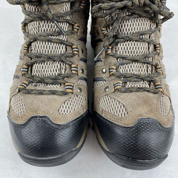 RedHead Mens Hiking Boots Size 10 M Brown Leather Front Range P1077MEY Shoes main image 9